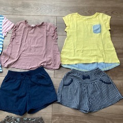 子供　女の子　夏服　7点セットの画像