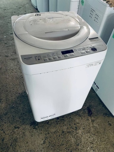 EJ5221番 SHARP 電気洗濯機 ES-GE7E-W
