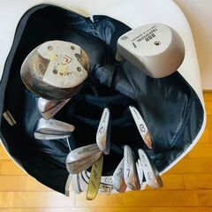 ゴルフセット Munsingwear マンシングウェア キャディーバッグ 10型 6分割 DUNLOP ダンロップ DDH TOUR SPEICIAL ドライバー 11.5° Walter Hagen ウッド PRO MODEL Superior Performance DP-101 アイアン 3番 4番 5番 6番 7番 8番 9番 ウェッジ PW ピッチング SW サンド PRO MODEL 106 パターの画像
