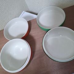 未使用　ボンボニエール２個セット　正風窯　菊と水仙の花　オレンジと緑の華やかさの画像