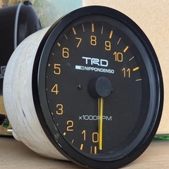 TRDレース用 11500回転　タコメーター(デンソー製)