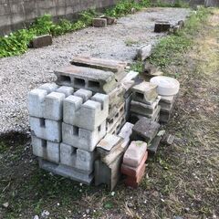 ◆大量のコンクリートブロック◆畑の土留めなどに！