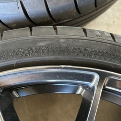 レイズ HOMURA 20インチ ホムラ 2X7 RAYS PCD114.3 夏タイヤ 225/35R20の画像