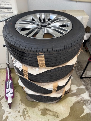 40アルファードZ純正ホイール4本新車取り外し