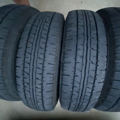 溝半分！145R12 6PR 4本セット！の画像