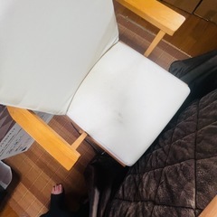 ダイニングこたつセット椅子付きの画像