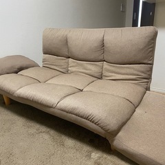 【受け渡し者決定】ふわふわカウチソファ　　北欧風の画像