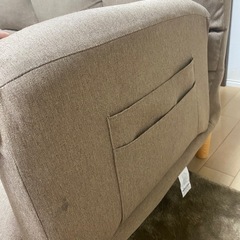 【受け渡し者決定】ふわふわカウチソファ　　北欧風の画像