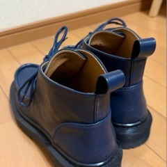 アズール チロリアンブーツ ネイビー レースアップの画像