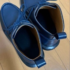 アズール チロリアンブーツ ネイビー レースアップの画像