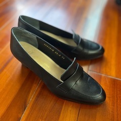 ブラックパンプス、サイズ22cm、黒
