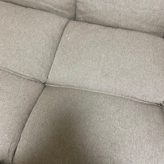 【受け渡し者決定】ふわふわカウチソファ　　北欧風の画像