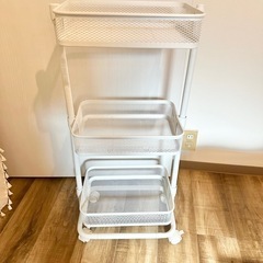 【お取引中】ラック　ホワイト 