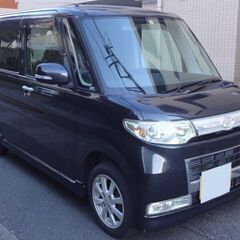 タントカスタム　Ｘリミテッド　社外ナビ・ＴＶ・パワスラ付き　車検...