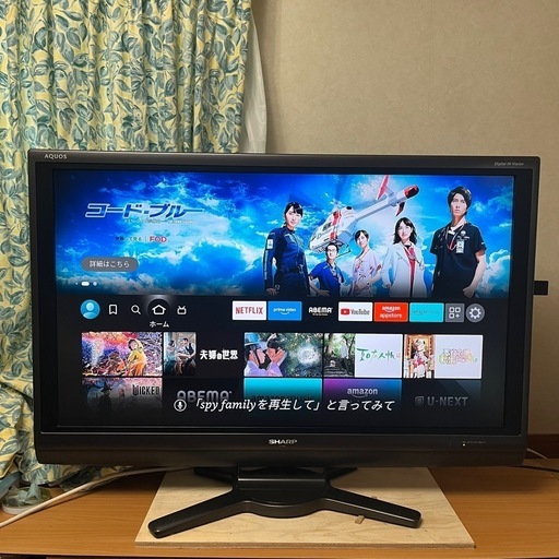2010年製SHARP AQUOS (ゴンちゃん) 犬山のテレビ《液晶テレビ