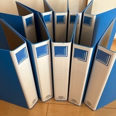 SUGATA A4 中古パイプ式ファイル 10冊セットの画像