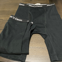 ブラック紳士用下着２枚セット