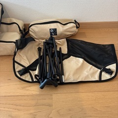 受け渡し決定　キャンプ　スポーツ観戦等　折りたたみ椅子　4脚の画像