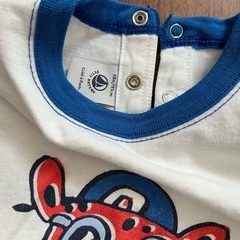 Petit Bateau プチバトー　ベビー半袖Tシャツ2着　サイズ81cm/18mの画像