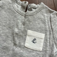 Petit Bateau プチバトー　ベビー半袖Tシャツ2着　サイズ81cm/18mの画像