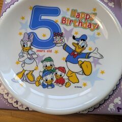 ディズニー　バースデープレート（3歳、5歳、6歳）の画像