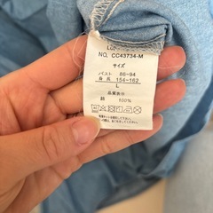 デニムシャツワンピースの画像