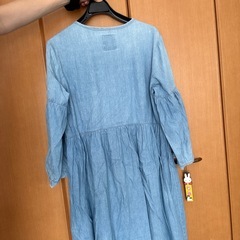 デニムシャツワンピースの画像