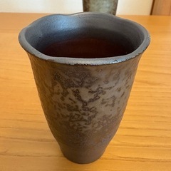 湯飲みセット グラスセット 5個セット 白と茶のグラデーションの画像