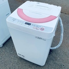 ♦SHARP 電気洗濯機【2016年製】ES-GE60R-P
