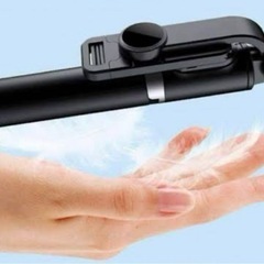 Mini セルフィースティック 黒 TSS-001の画像