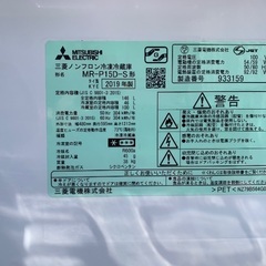 2019年製冷蔵庫三菱清掃していませんの画像