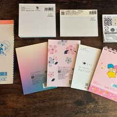 【まとめ売り】メモ帳　8点セットの画像