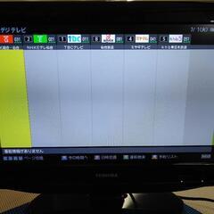 【値下げしました】TOSHIBA LED REGZA 19RE1 液晶テレビ 小型 ディスプレイ の画像