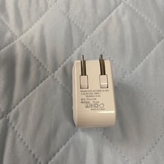  Lightning充電コード１m／２口充電器のセットの画像