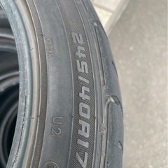 無料タイヤ　245/40R17【3913】の画像