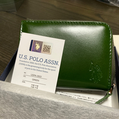 お金に好かれるU.Ｓ.POLOグリーン財布