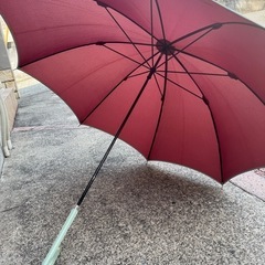 傘　赤の画像