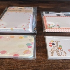 【まとめ売り】メッセージカード　4種類の画像