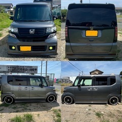 人気のN-BOX Custom G・ターボパッケージ　ローダウン社外アルミの画像