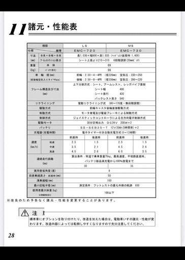 電動車椅子