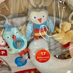SKIP HOP ベビージムとプラスチック積み木の画像