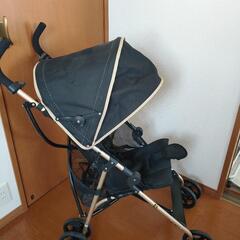 【美品】 ベビーカー レインカバー付きの画像
