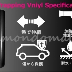 修復費10万→7千円♪ルーフ・ボンネット用カーラッピング汎用フィルム〈4Dカーボン〉シート/ステッカー  の画像