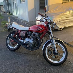 ホーク2 クロスメガホンマフラーの画像