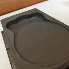 【新品未使用品】中国書道具 硯 すずり 唐硯歙州木箱骨董文具書道の画像
