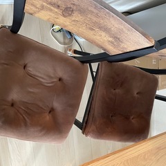 ダイニングテーブル＆椅子2脚セットの画像