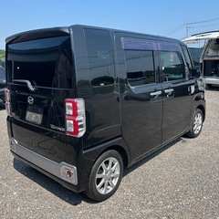 審査なし自社ローンあり　ダイハツ　ウェイク　修復歴なし　平成27年式　車検2年付　走行14万キロ　スマートキー　プッシュスタート　電動スライドドア　ナビ　テレビ　DVD  ETC  バックカメラの画像