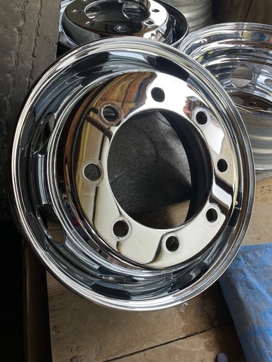 美品✨メッキホイール19.5