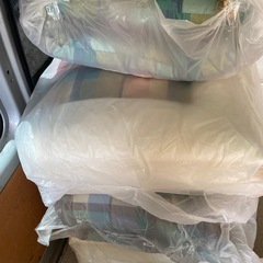 寝具布団3セット新品未使用民泊旅館の画像