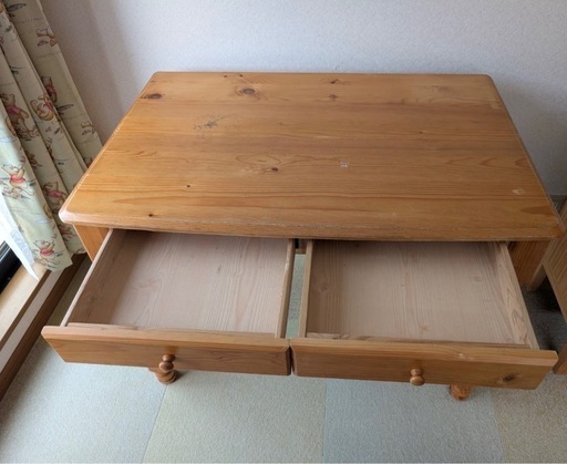 お取引き中】木製机 (くまちゃん) 川和町のテーブル《学習机》の